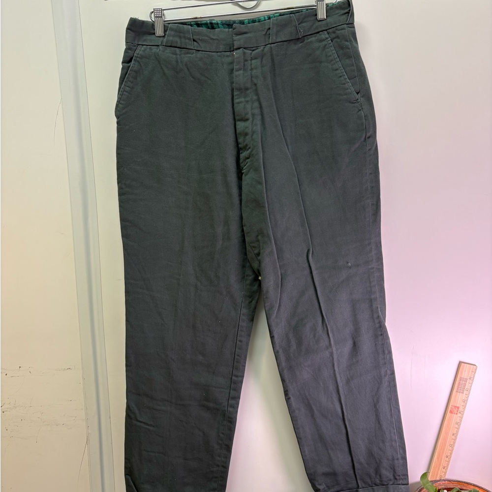 Champion Fleece Lined Men's  Gray/Green Workpants
